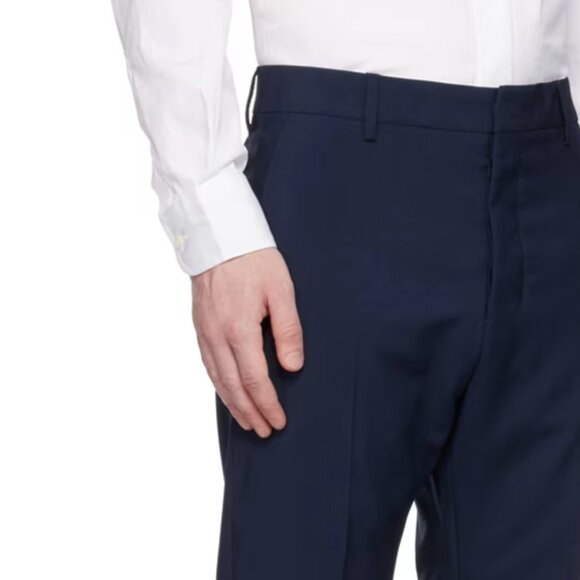 NEW chic unisex AMI Paris Trousers. Virgin Wool. Mint (M31, W10) - Picture 6 of 6